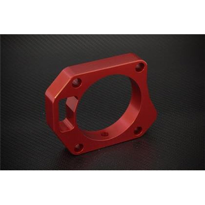 Torque Solution Throttle Body Spacer (Red): Honda Civic Si 2006-2011 70mm