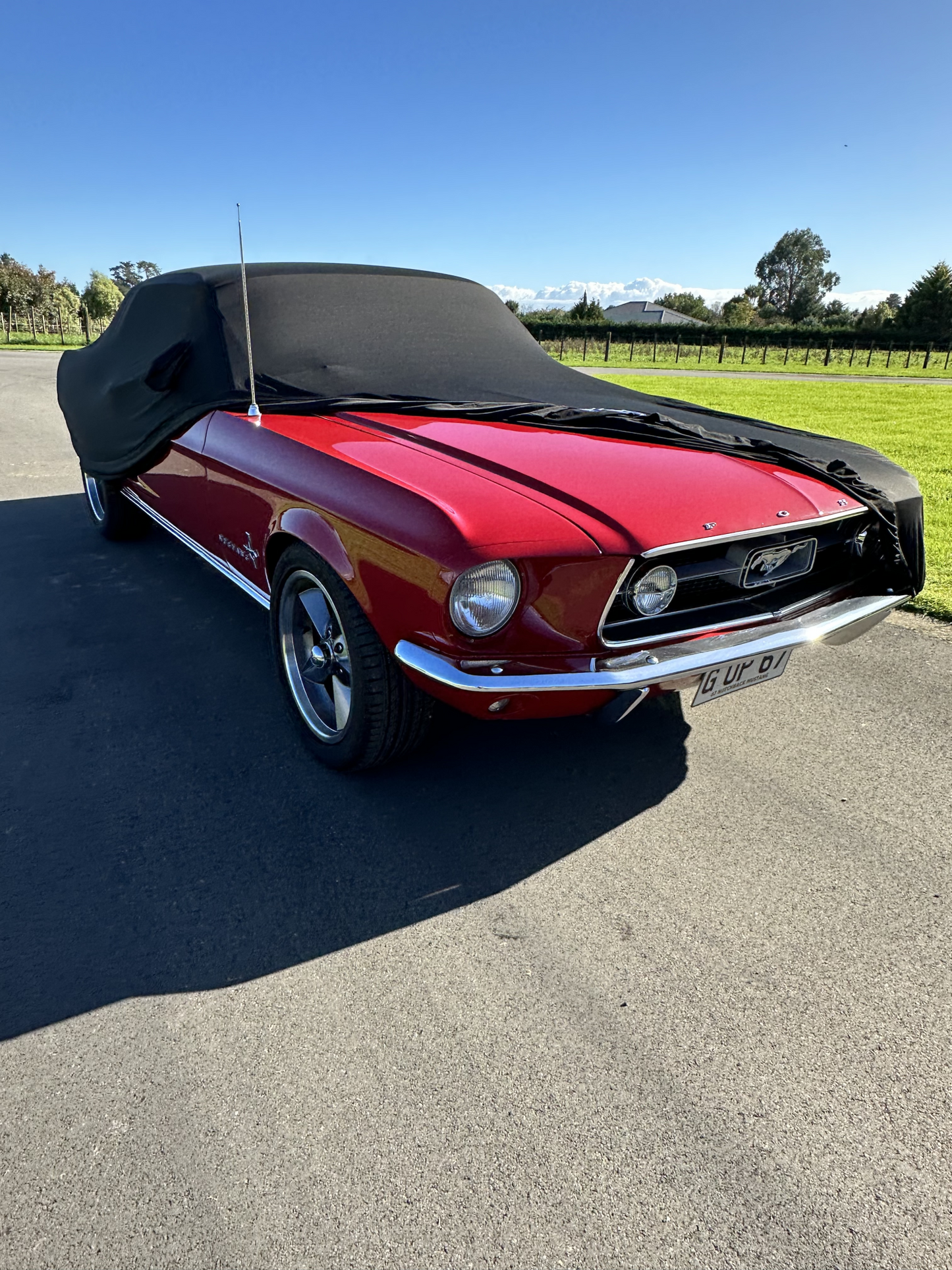 Ford Mustang First Generation (1965 - 1973) Custom Fit Indoor Car Cover - Boosted Kiwi