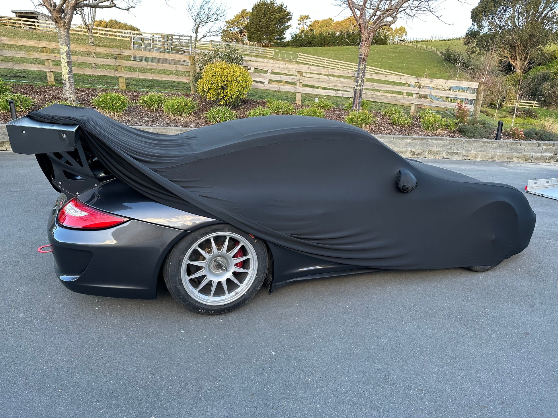 2011 Porsche GT3 997.2 Cup Car Custom Fit Indoor Car Cover (2011) - Boosted Kiwi