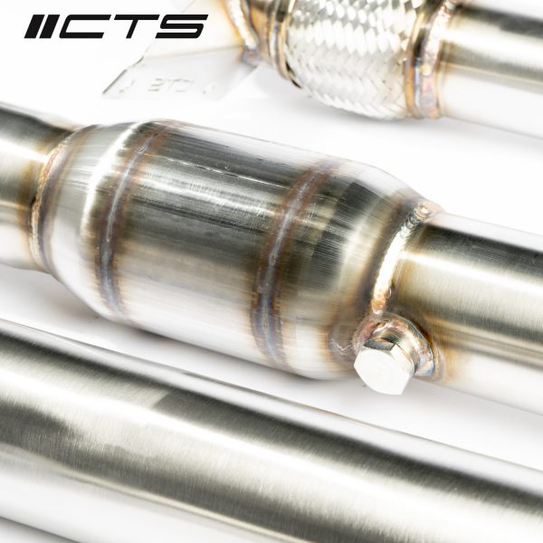 CTS TURBO MK6 GOLF R 2.0T, MK2 AUDI TT QUATTRO/TT-S 2.0T, 8P A3 QUATTRO/S3 2.0T HIGH FLOW CAT DOWNPIPE VOLKSWAGEN