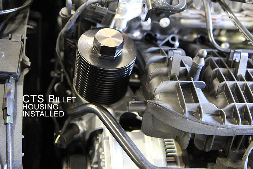 CTS B-Cool Billet Oil Filter Housing - Fits All MQB MQL