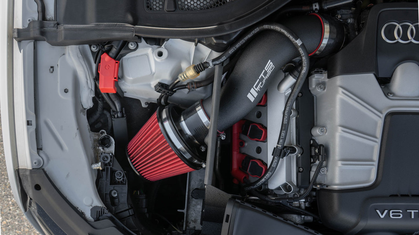 CTS TURBO AUDI C7/C7.5 A6/A7 3.0T AIR INTAKE SYSTEM (TRUE 3.5″ VELOCITY STACK)