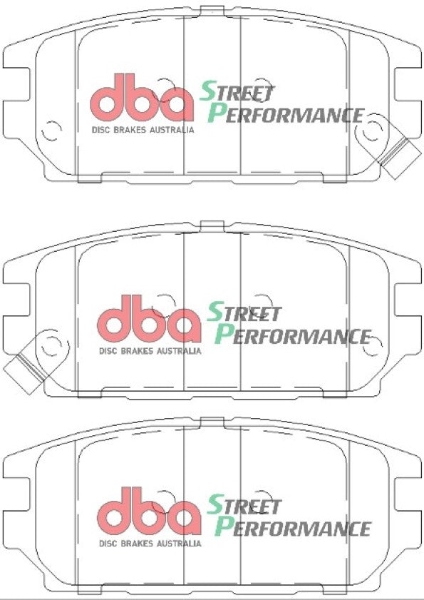 Mitsubishi Verada KS/KH/KR/KE/KJ 92-03 DBA SP PERFORMANCE Rear Brake Pad