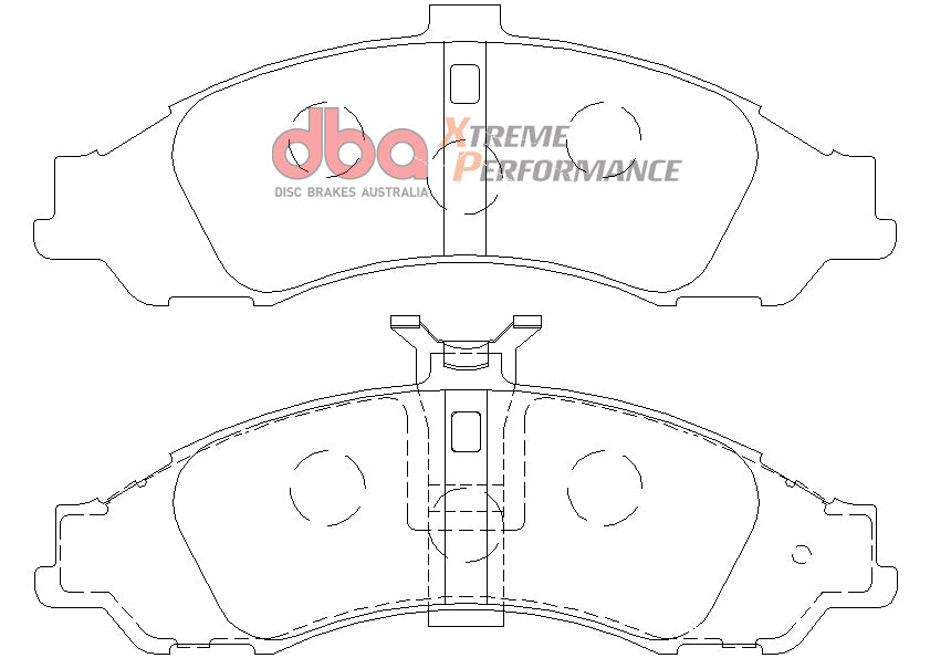 Holden Caprice WH/WL/VS/WK 97-06 DBA XP PERFORMANCE Front Brake Pad