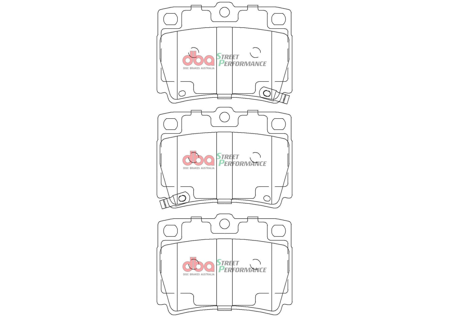 Mitsubishi Challenger PB/PC/K7_/K9_/PA 99-15 DBA SP PERFORMANCE Rear Brake Pad