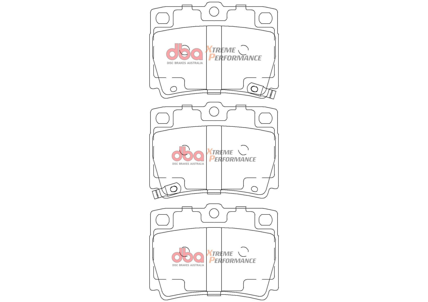 Mitsubishi Challenger PB/PC/K7_/K9_/PA 99-15 DBA XP PERFORMANCE Rear Brake Pad