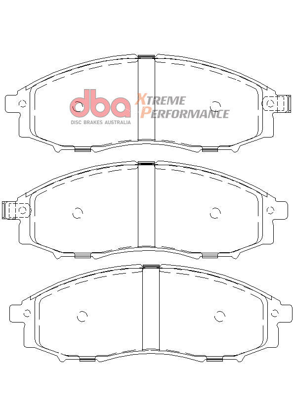 Nissan Navara D22 97-15 DBA XP PERFORMANCE Front Brake Pad