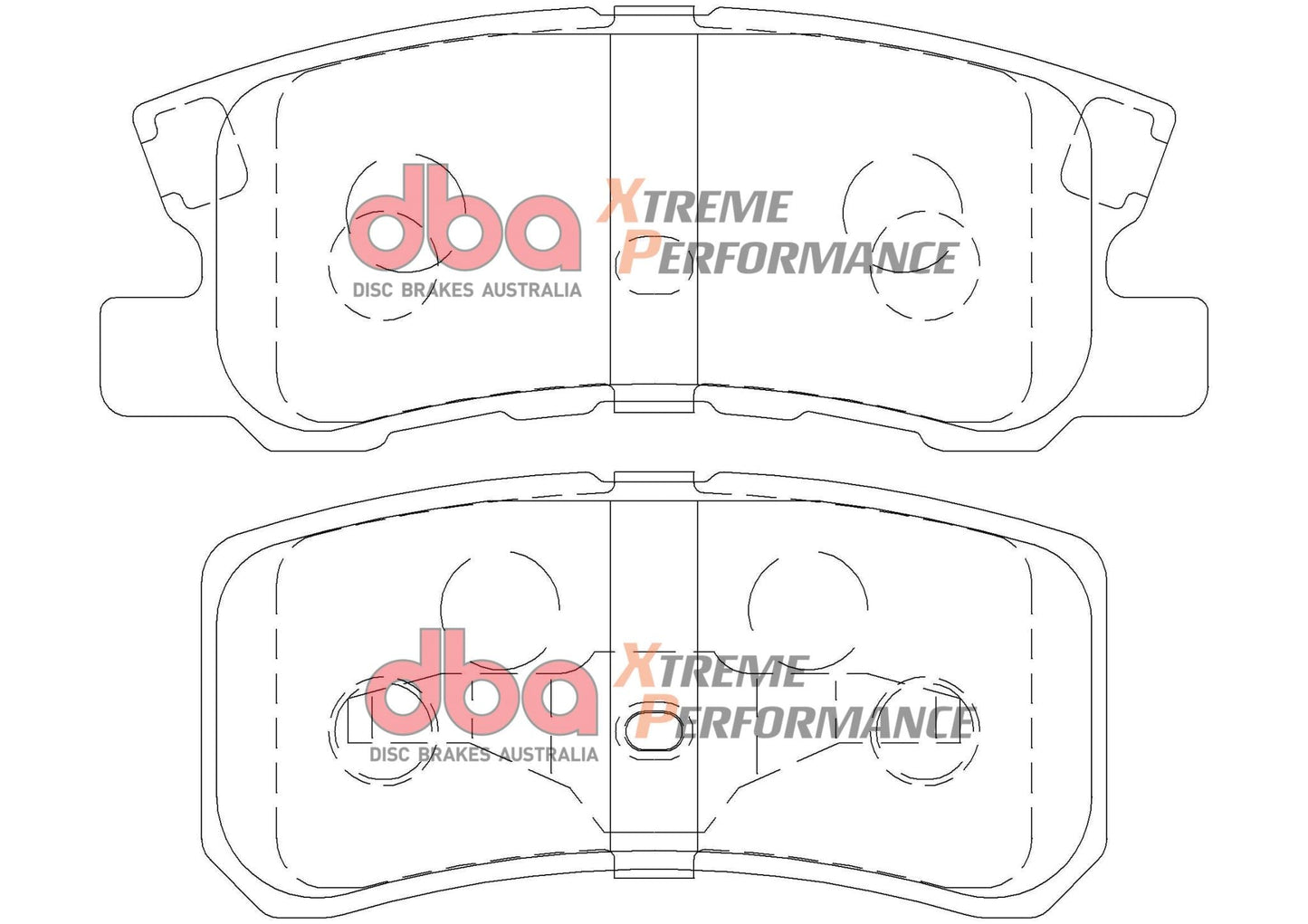 Mitsubishi Grandis BA 04-11 DBA XP PERFORMANCE Rear Brake Pad