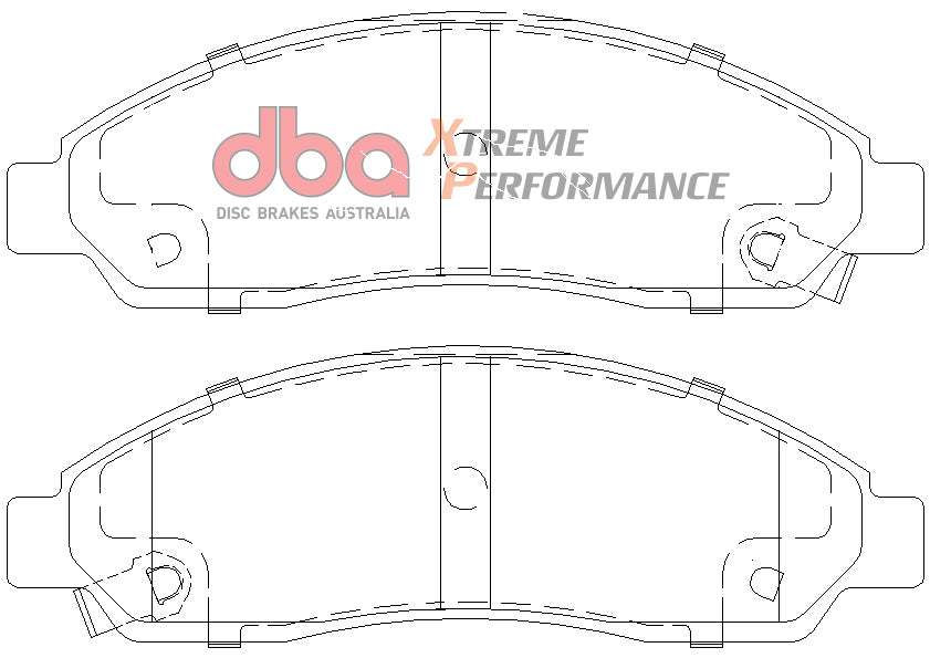 Holden Colorado RC 08-12 DBA XP PERFORMANCE Front Brake Pad