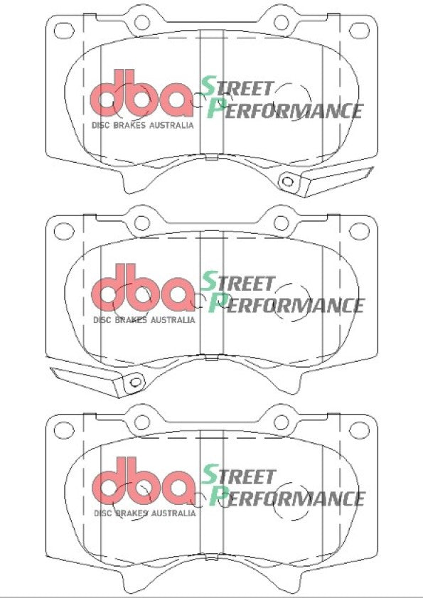 Mitsubishi Pajero NS/NT/NW/NX 07-16 DBA SP PERFORMANCE Front Brake Pad