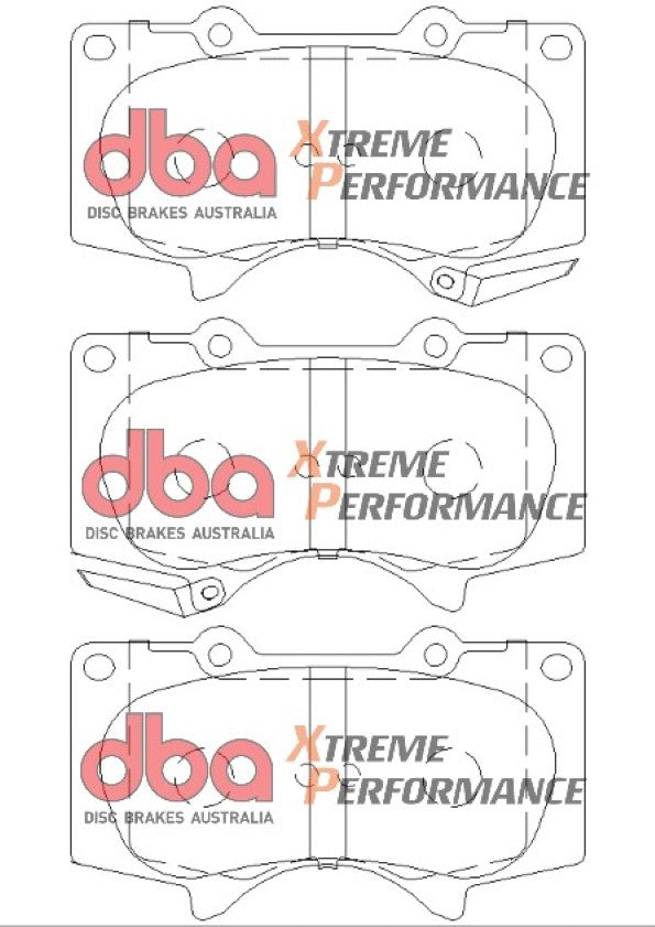 Mitsubishi Pajero NS/NT/NW/NX 07-16 DBA XP PERFORMANCE Front Brake Pad
