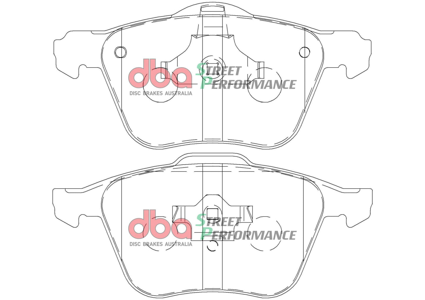 Volvo S40 544 04-12 DBA SP PERFORMANCE Front Brake Pad