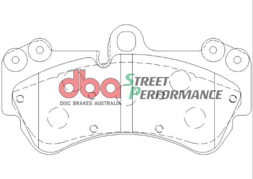 Porsche Cayenne 9PA/92A 03-17 DBA SP PERFORMANCE Front Brake Pad