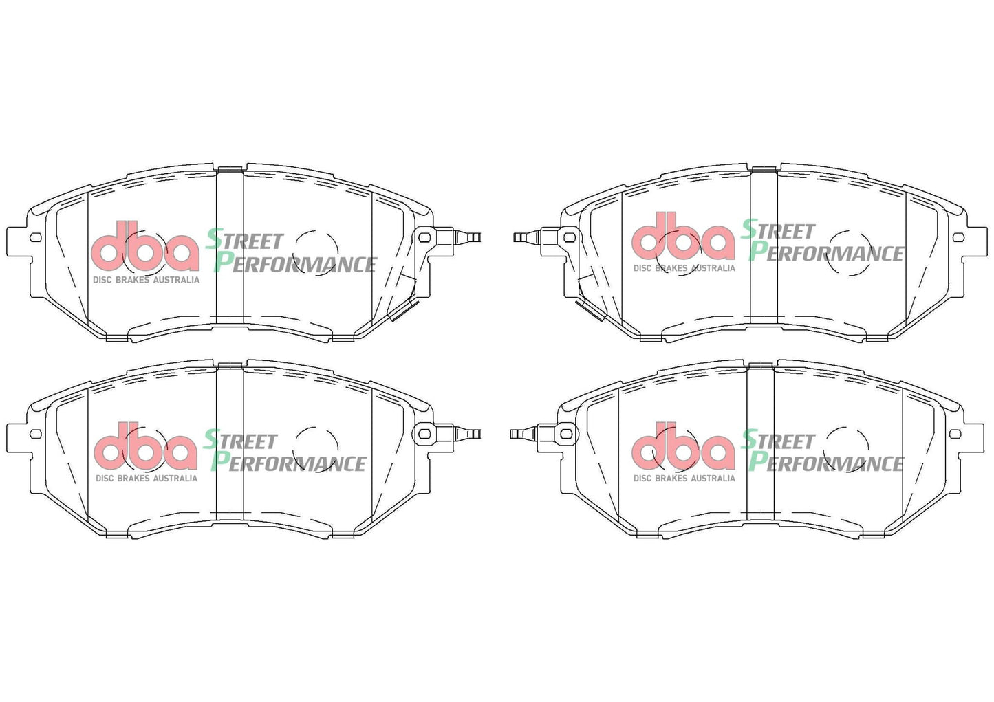 Brake Pad to suit Toyota Hiace 99-19 DBA SP PERFORMANCE Front