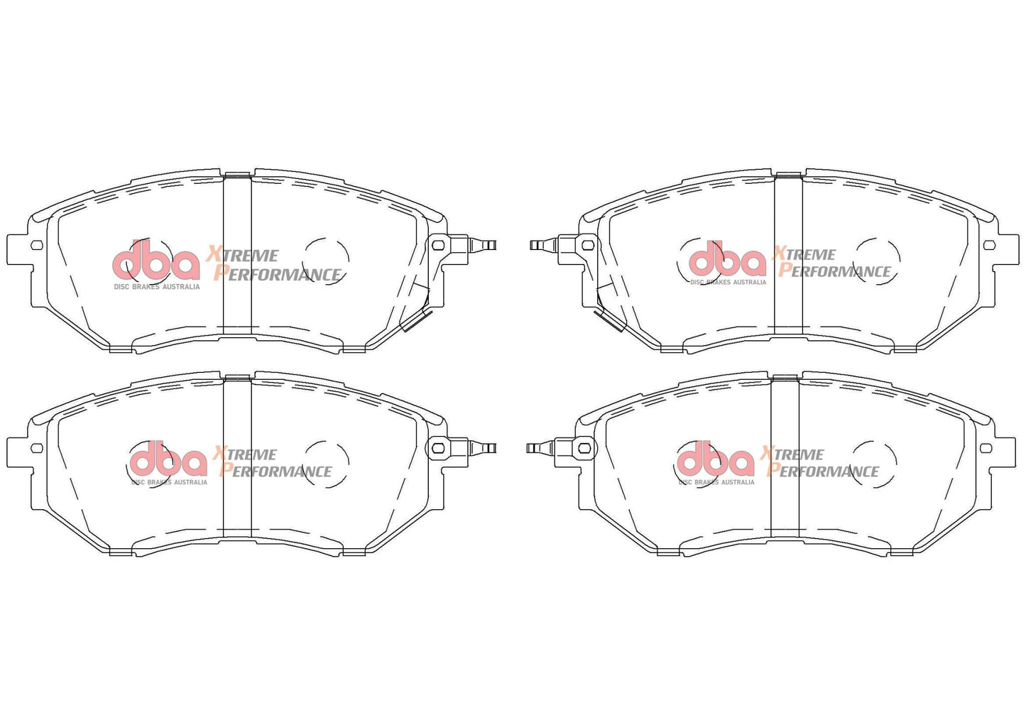 Subaru Liberty B13/BP/BPE 05-07 DBA XP PERFORMANCE Front Brake Pad