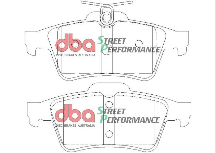 Mazda 3 BK/BL 04-14 DBA SP PERFORMANCE Rear Brake Pad