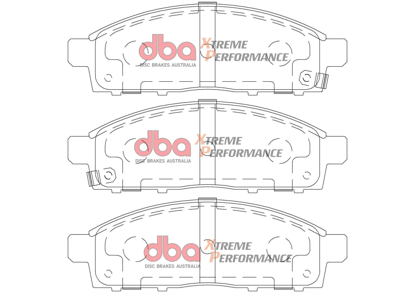 Mitsubishi Triton ML/MN 06-15 DBA XP PERFORMANCE Front Brake Pad