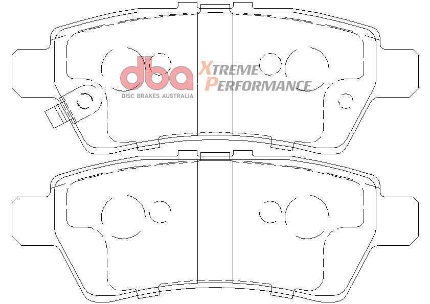 Nissan Pathfinder R51 05-13 DBA XP PERFORMANCE Rear Brake Pad