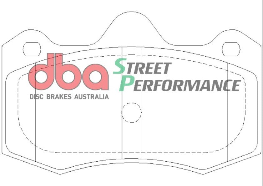 HSV AP 4 piston F or SP PERFORMANCE Rear DBA Brake Pad