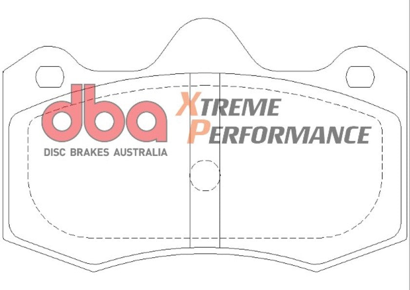 HSV AP 4 piston F or XP PERFORMANCE Rear DBA Brake Pad