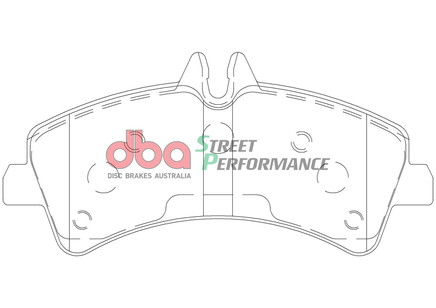 Mercedes Sprinter, VW Crafter 06-11 SP PERFORMANCE Rear DBA Brake Pad