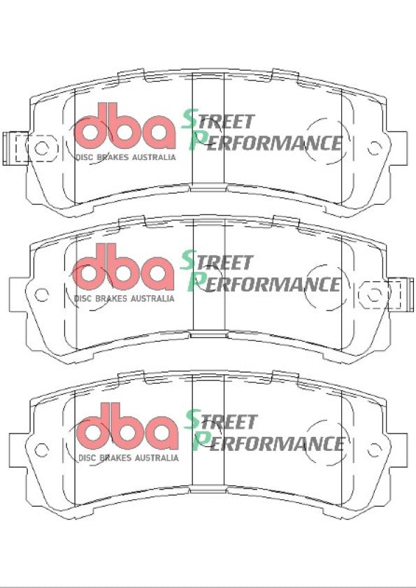 Nissan Patrol 4.8 GUII / 01-12 SP PERFORMANCE Rear DBA Brake Pad