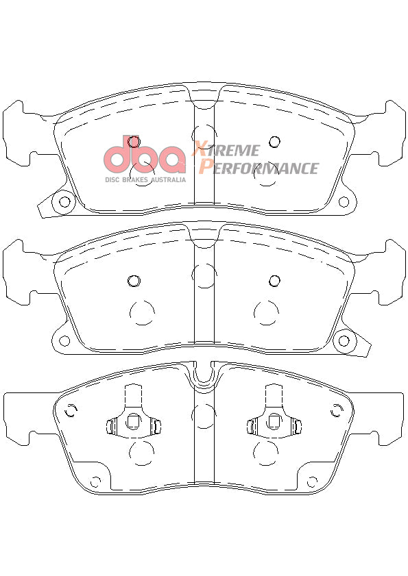 Jeep Grand Cherokee WK XP PERFORMANCE Front DBA Brake Pad