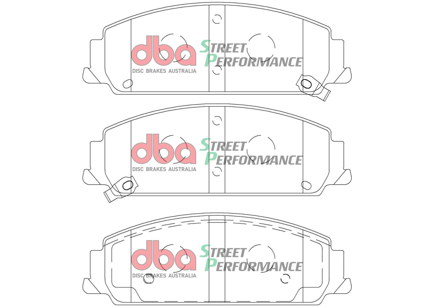 Holden Commodore VF PBR 13-17 SP PERFORMANCE Front DBA Brake Pad