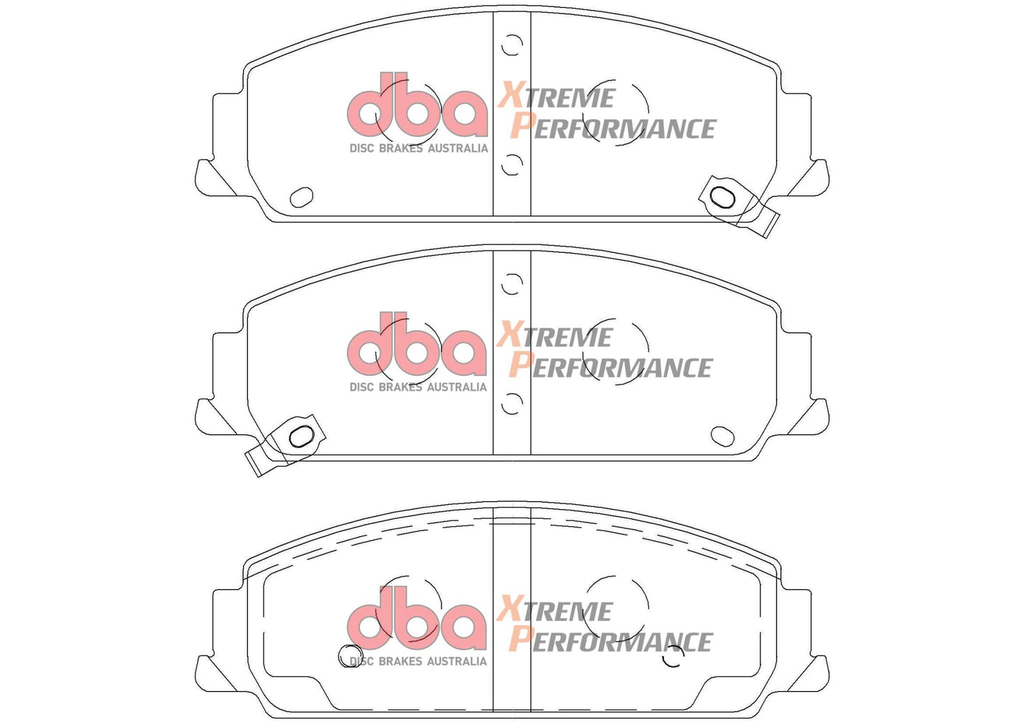 Holden Commodore VF PBR 13-17 XP PERFORMANCE Front DBA Brake Pad
