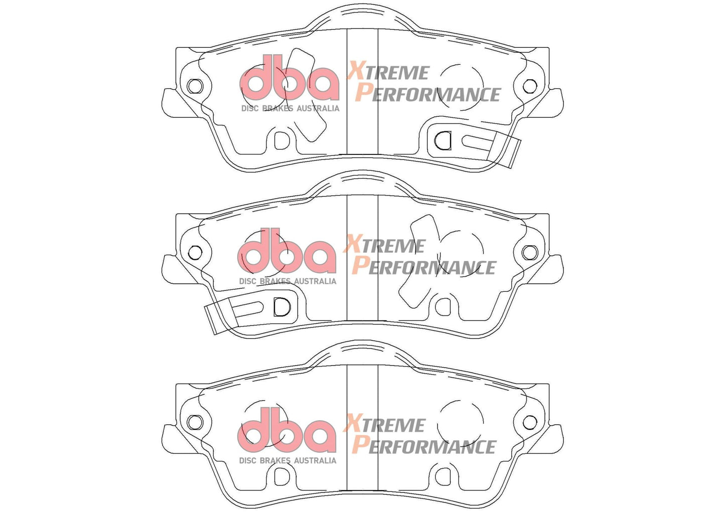 Holden Commodore VF PBR 13-17 XP PERFORMANCE Rear DBA Brake Pad