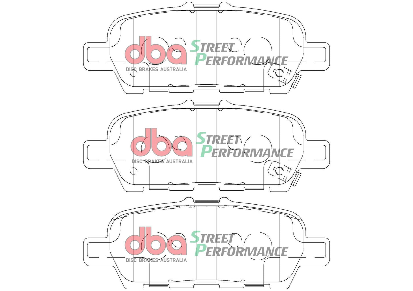 Nissan Xtrail -T32, Nissan Pathfinder 13- SP PERFORMANCE Rear DBA Brake Pad