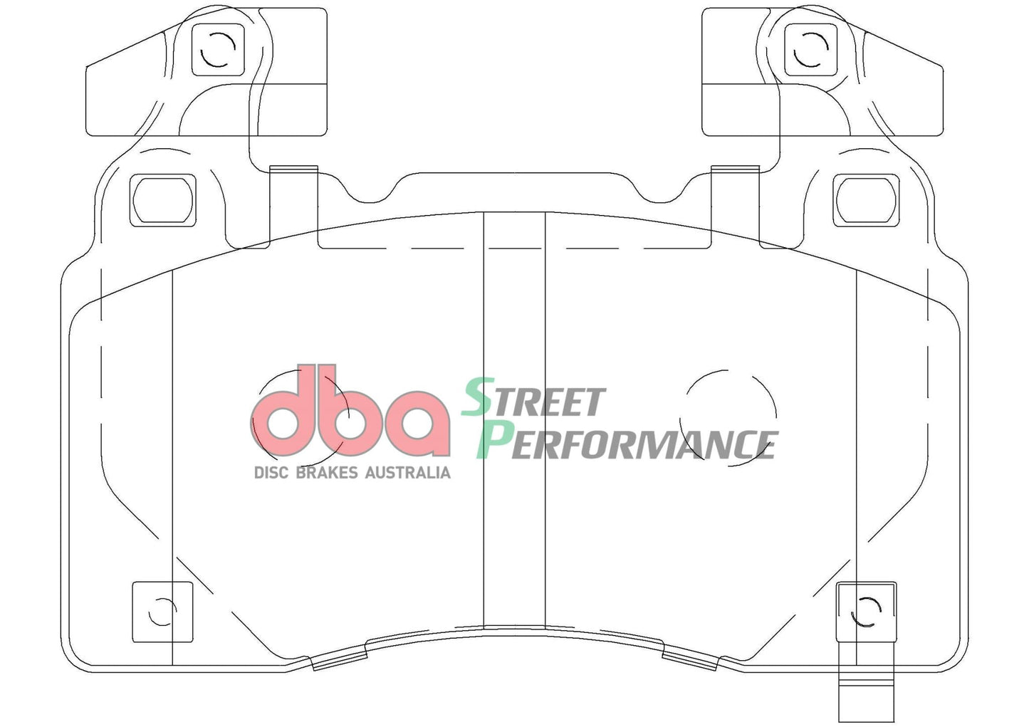 Holden VE/VF SSV Brembo [rectangle weight] 13-17 SP PERFORMANCE F DBA Brake Pad