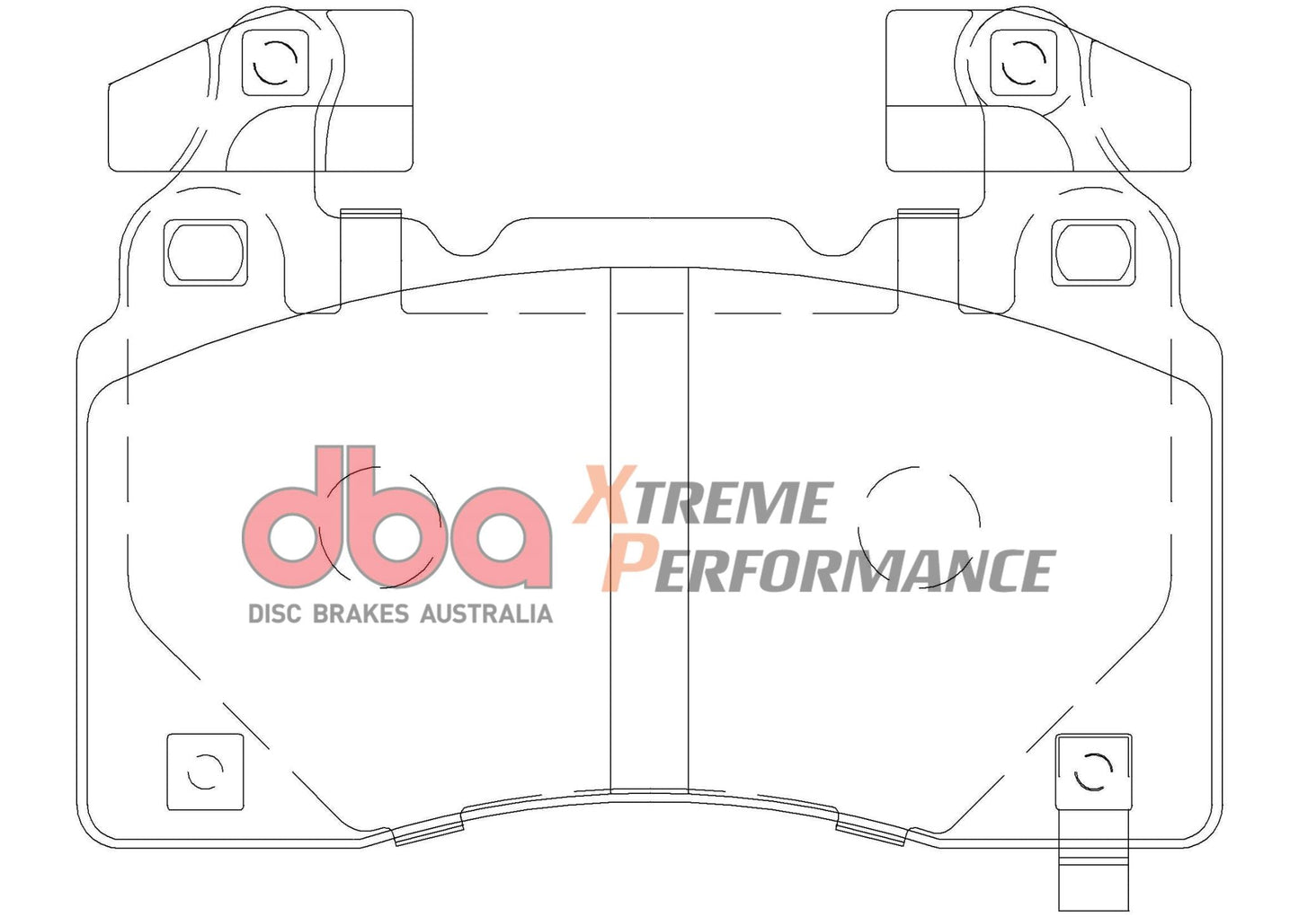 Holden VE/VF SSV Brembo [rectangle weight] 13-17 XP PERFORMANCE F DBA Brake Pad
