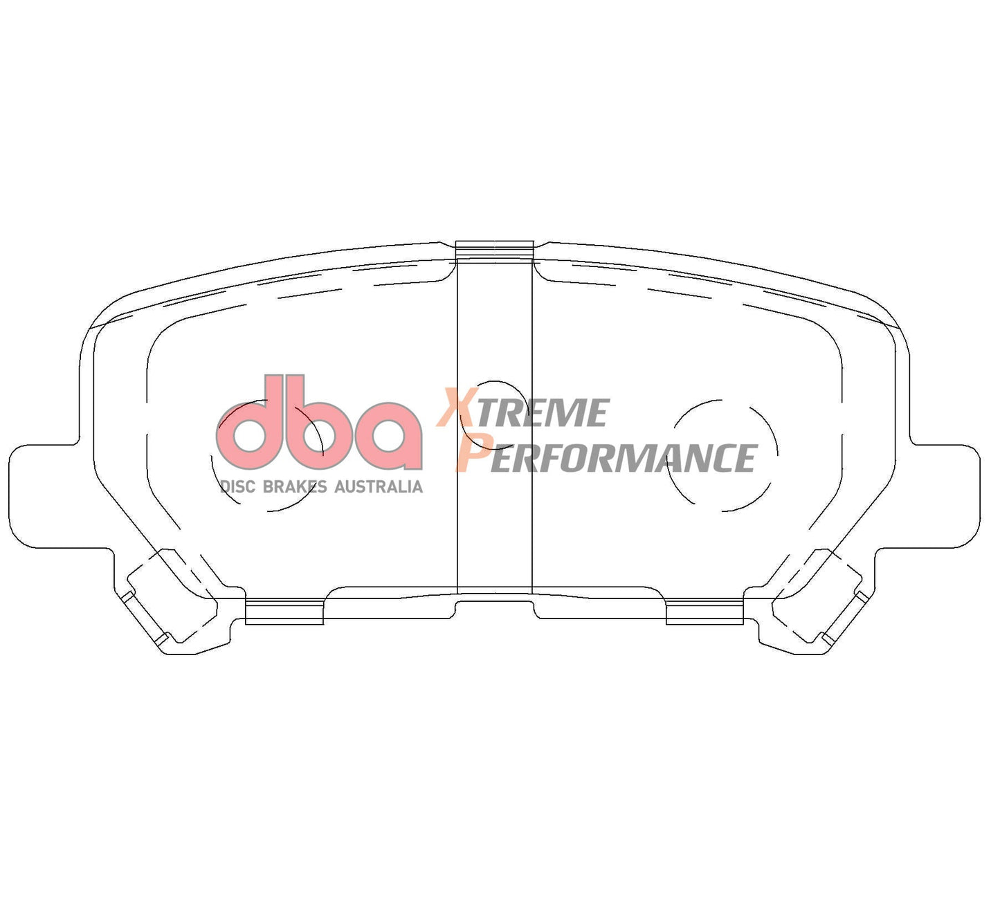 Holden Colorado 7 / ISUZU MUX 12- XP PERFORMANCE Rear DBA Brake Pad