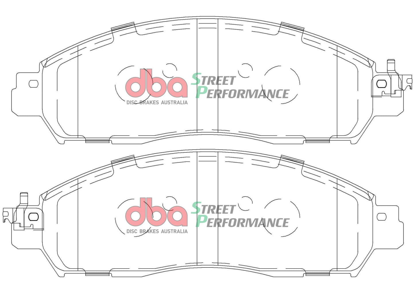 Nissan NP 300 5/ 15- SP PERFORMANCE Front DBA Brake Pad