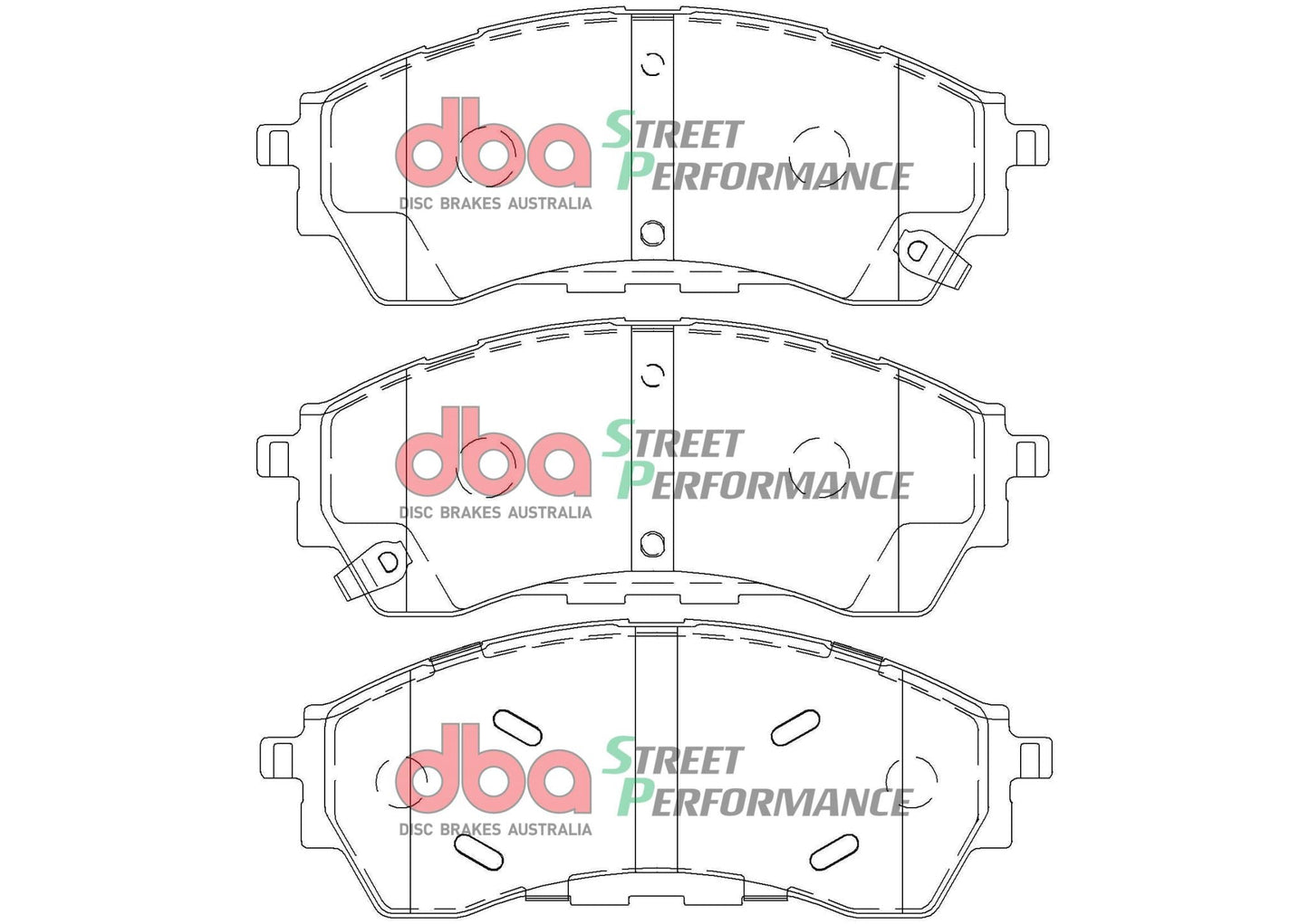 Ford Everest 7/ 15- SP PERFORMANCE Front DBA Brake Pad