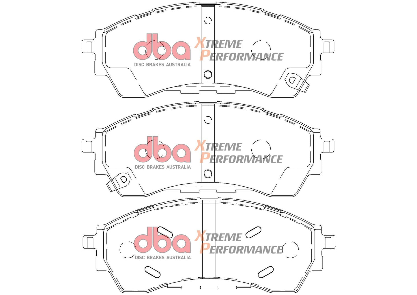 Ford Everest 7/ 15- XP PERFORMANCE Front DBA Brake Pad