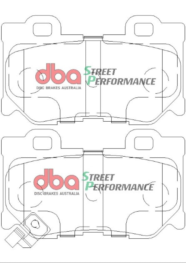 Nissan 370Z, Akebono Caliper SP PERFORMANCE Rear DBA Brake Pad