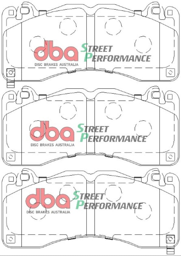 Ford Australia Mustang FM/FN 15-18 DBA SP PERFORMANCE Front Brake Pad