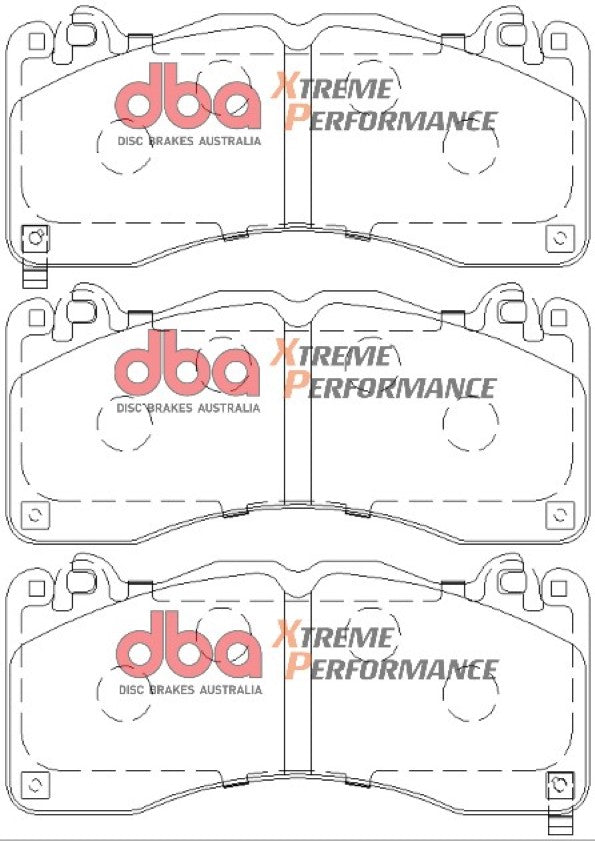 Ford Mustang 2015 Brembo 6 Piston XP PERFORMANCE Front DBA Brake Pad