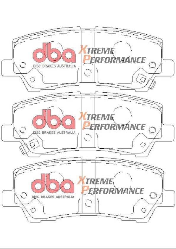 Ford Mustang 2015 Single Piston XP PERFORMANCE Rear DBA Brake Pad