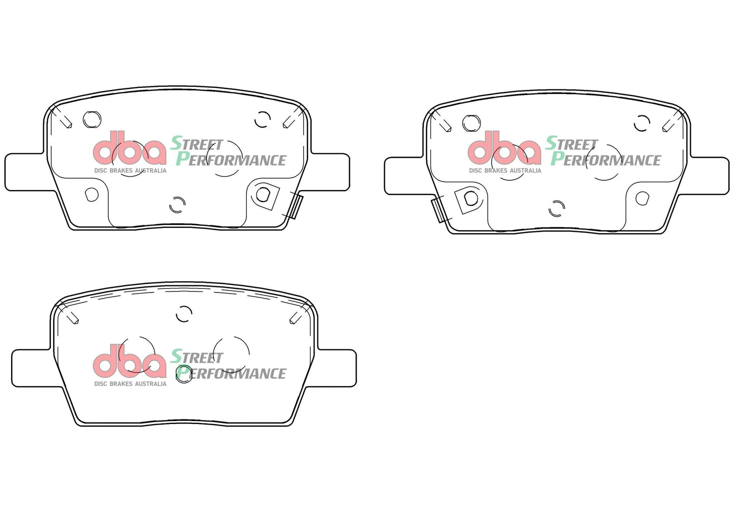 GMC Acadia / Holden Acadia 18- SP PERFORMANCE Rear DBA Brake Pad