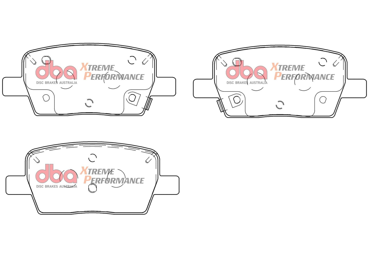 GMC Acadia / Holden Acadia 18- XP PERFORMANCE Rear DBA Brake Pad