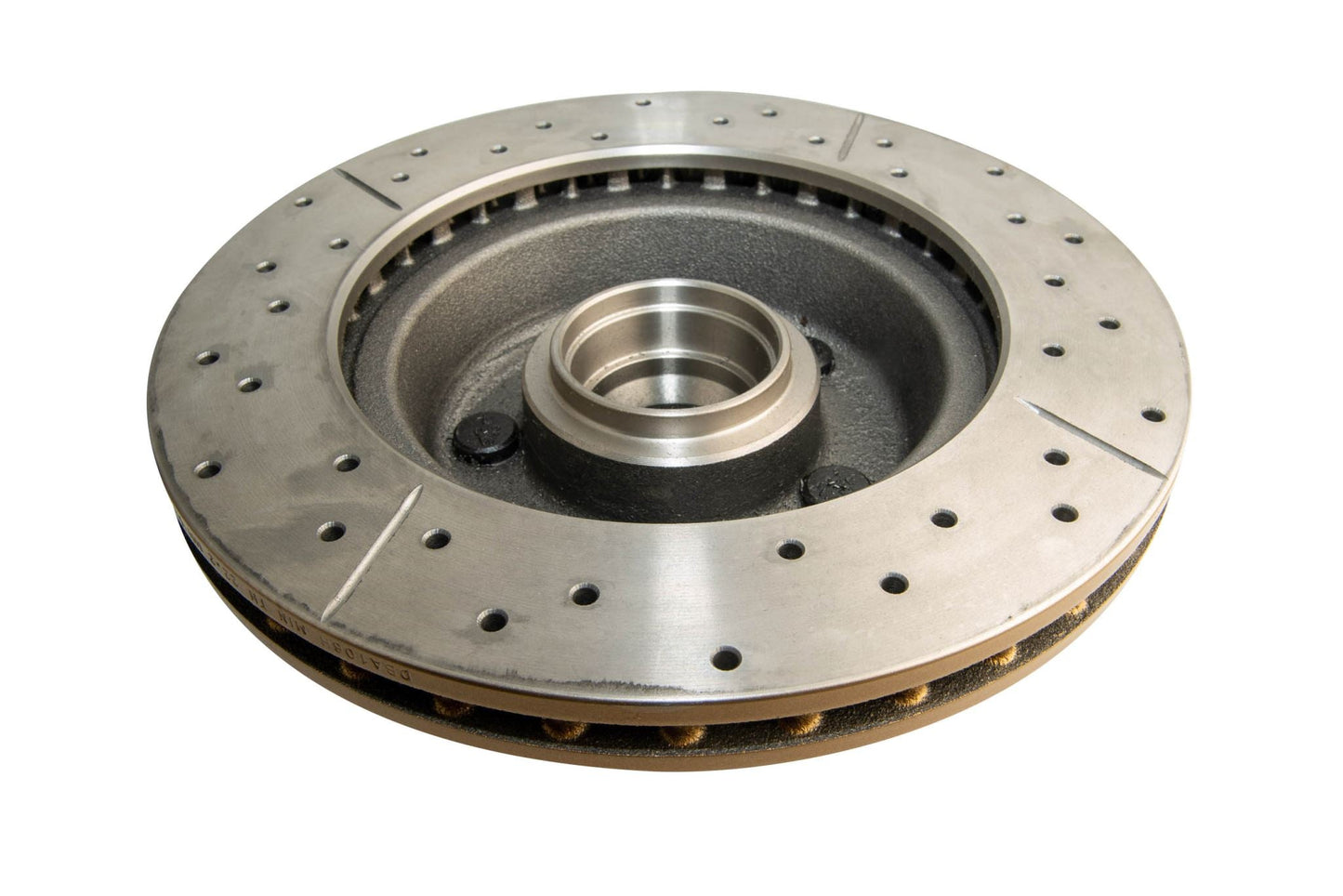Ford XW-XB 69-75 Street Gold Cross-drilled slotted KP F DBA Disc Brake Rotors
