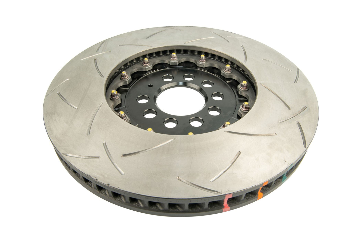VW Golf DBA 5000 2-piece Black Hat Left Hand T3 Slot 60CV F Disc Brake Rotors