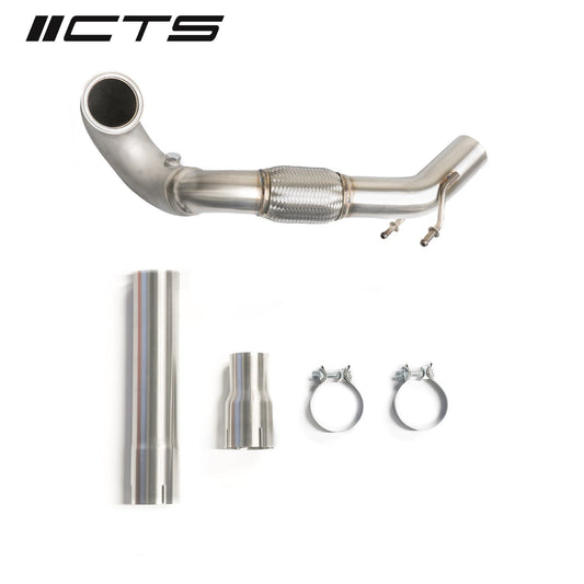 CTS TURBO MQB FWD EXHAUST DOWNPIPE (MK7/MK7.5 GOLF, GTI, GLI, A3 FWD) VOLKSWAGEN