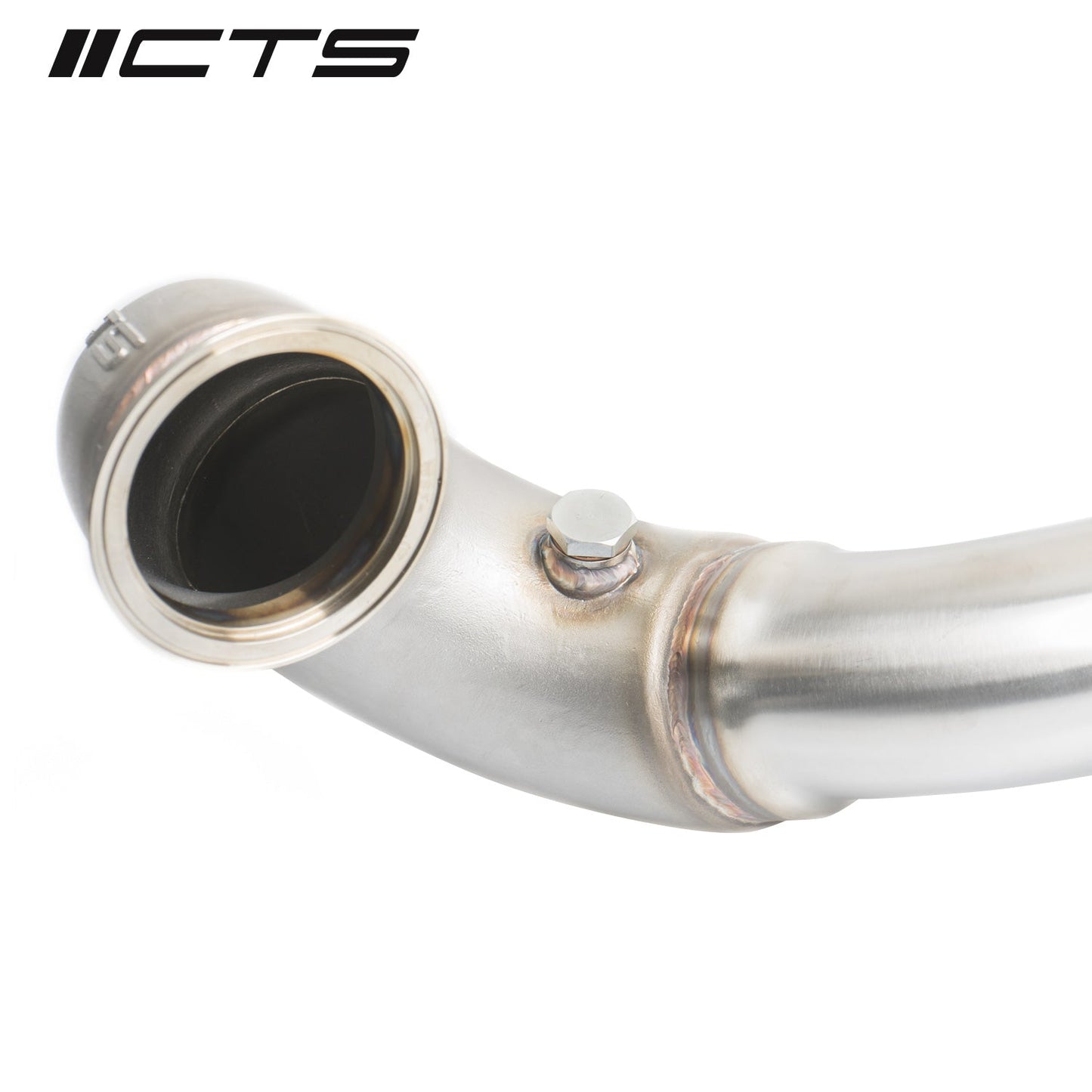 CTS High Flow Catted 3.5" Downpipe (AWD) - VW Golf R MK7/7.5 Audi S3 8V