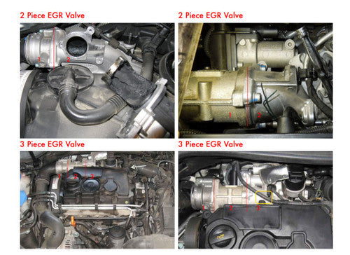 Darkside EGR Delete Kit - 1.9 & 2.0 8v PD105 BLS / BRM & BMP / BMM EGR Delete / Race Pipe