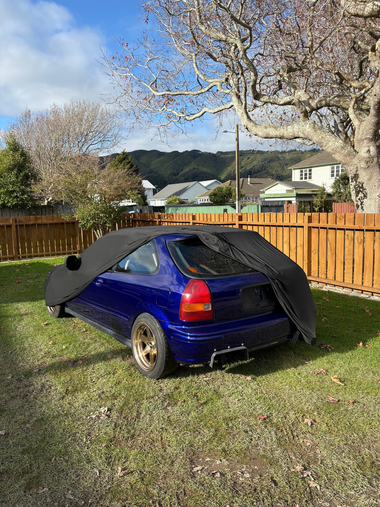 Honda Civic EK Hatchback Custom Fit Indoor Car Cover (1995 - 2000) - Boosted Kiwi