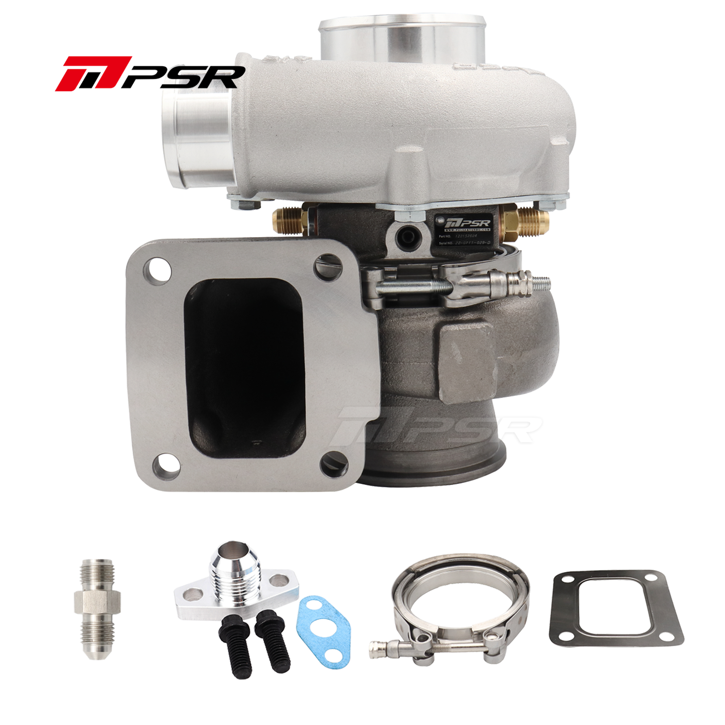 PSR Forward Rotation 5455G 4" Dual Ball Bearing Turbocharger HP Rating 660
